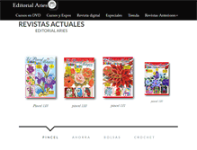 Tablet Screenshot of editorialaries.com.mx